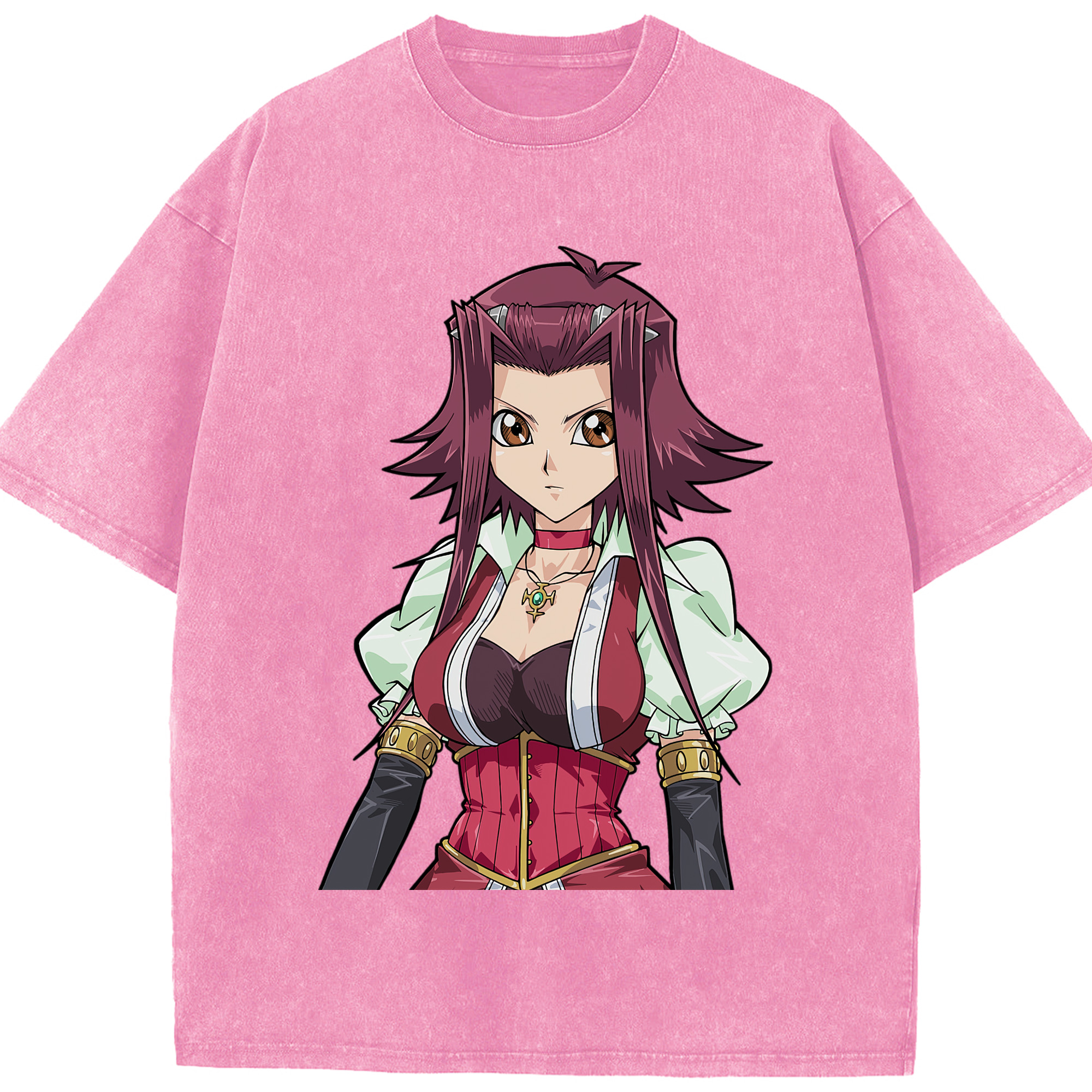（画像用） 遊☆戯☆王 Yu-Gi-Oh! 綿100% ヴィンテージ風 半袖Tシャツ（フロントプリント）